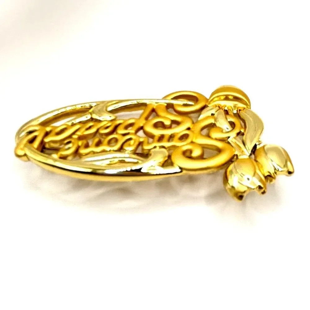Danecraft Gold 'Someone Special' Brooch